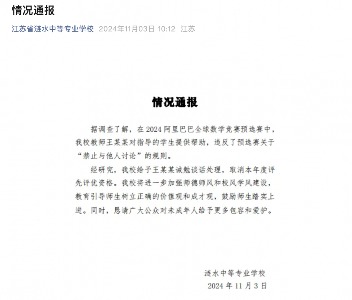 阿里巴巴达摩院公布2024全球数学竞赛“姜萍事件”调查结果(图3)