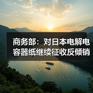 商务部:对日本电解电容器纸继续征收反倾销税(图4) 商务部:对日本电解电容器纸继续征收反倾销税(图4)