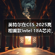 英特尔在CES 2025亮相首款Intel 18A芯片,2025年下半年量产(图3) 英特尔在CES 2025亮相首款Intel 18A芯片,2025年下半年量产(图3)